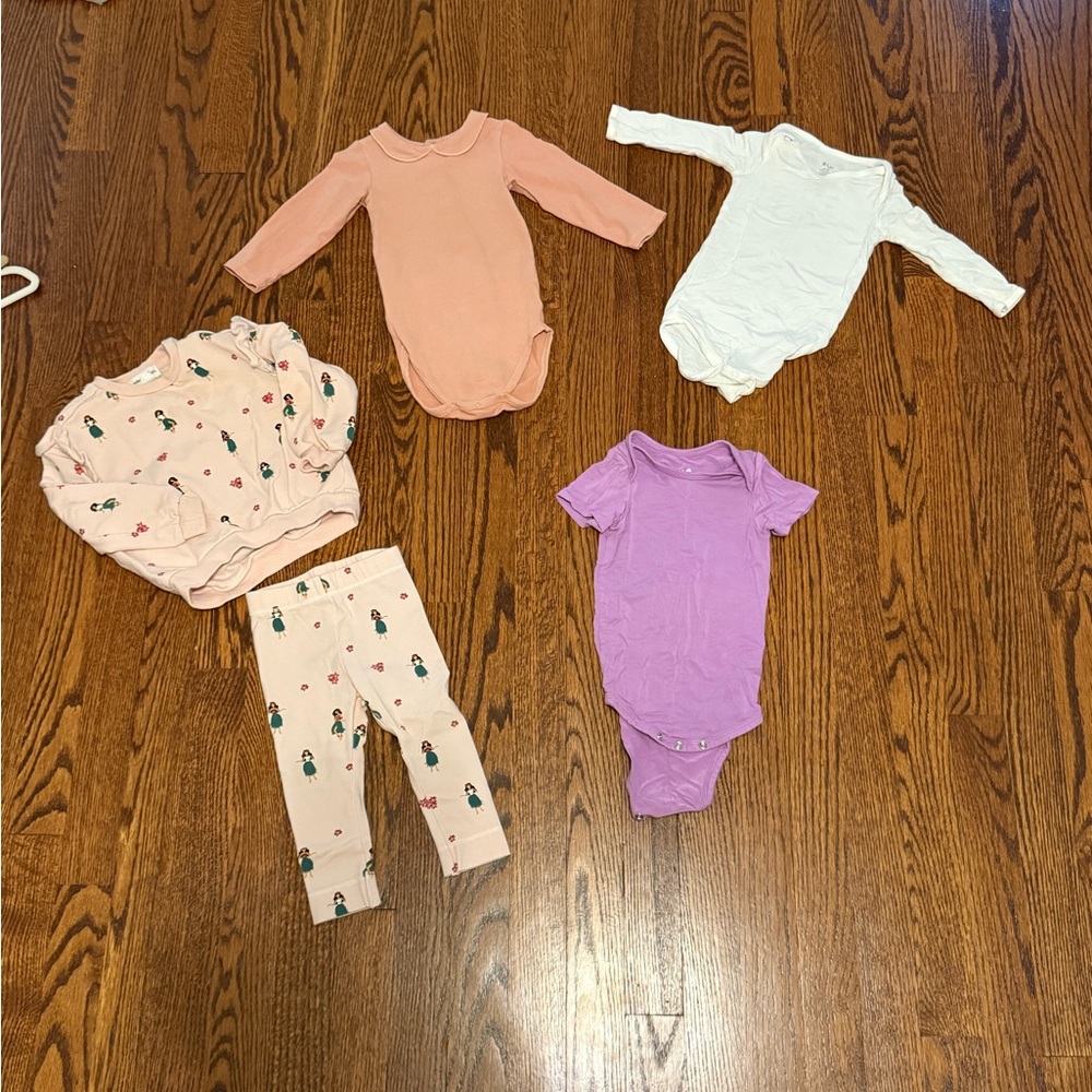 Kyte Baby Bundle Miles the Label Gray Label Set 6-12 months